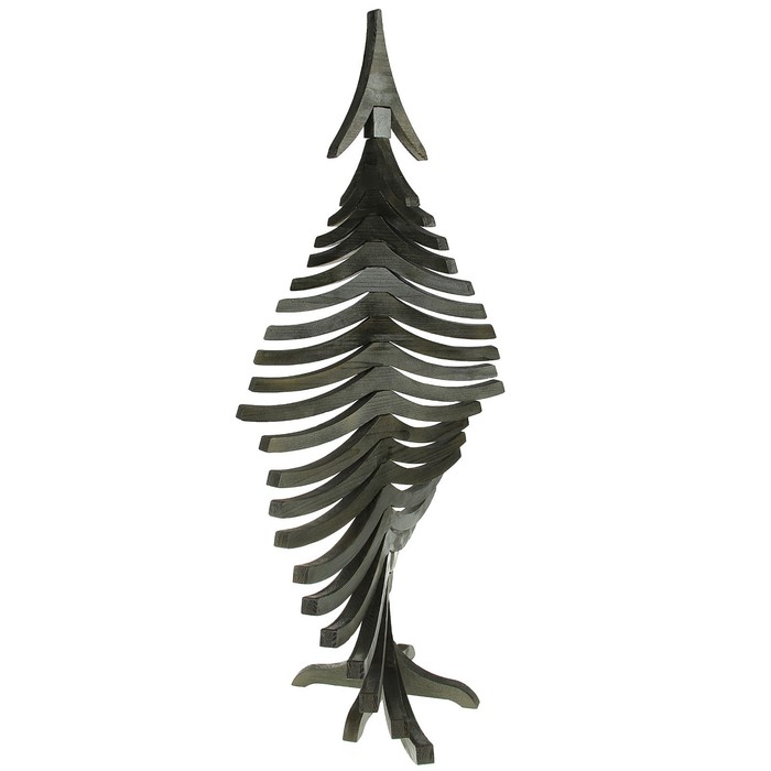 Ель дизайнерская Albert, тёмный металлик 100 см