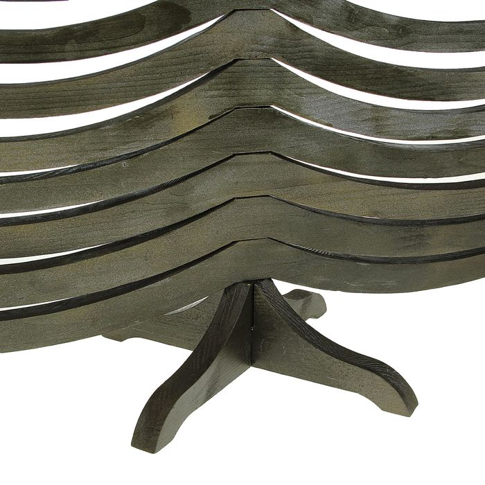 Ель дизайнерская Albert, тёмный металлик 100 см