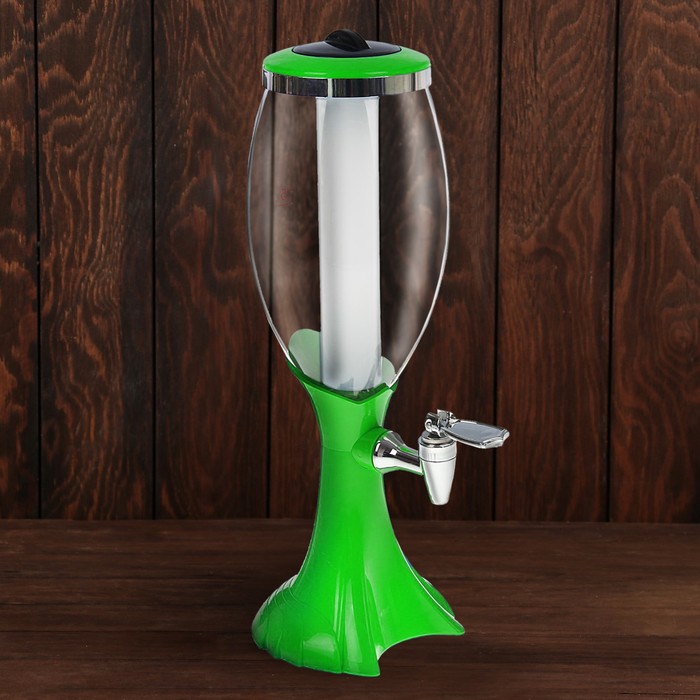 Башня пивная 1,5 л "Вавилон", цвет зеленый