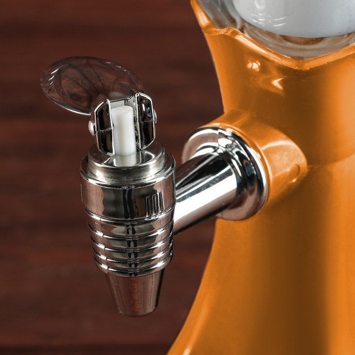 Башня пивная 1,5 л "Вавилон", цвет оранжевый