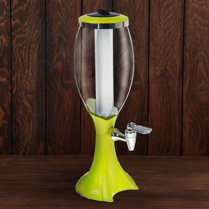 Башня пивная 1,5 л "Вавилон" цвет желтый