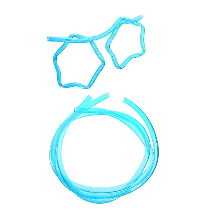 Трубочка для коктейля "Очки-звёзды", цвета МИКС