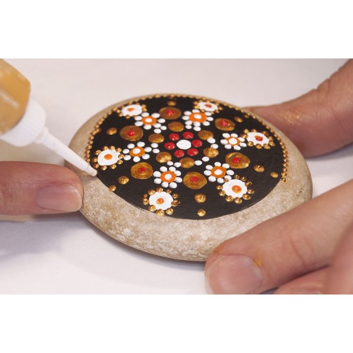 Контур по стеклу и керамике Metallic 20мл ТАИР 1609141 Жёлтый металлик