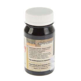 

Краска акриловая Matt 100 мл ТАИР Acryl hobby Матовый 0301081 Черный