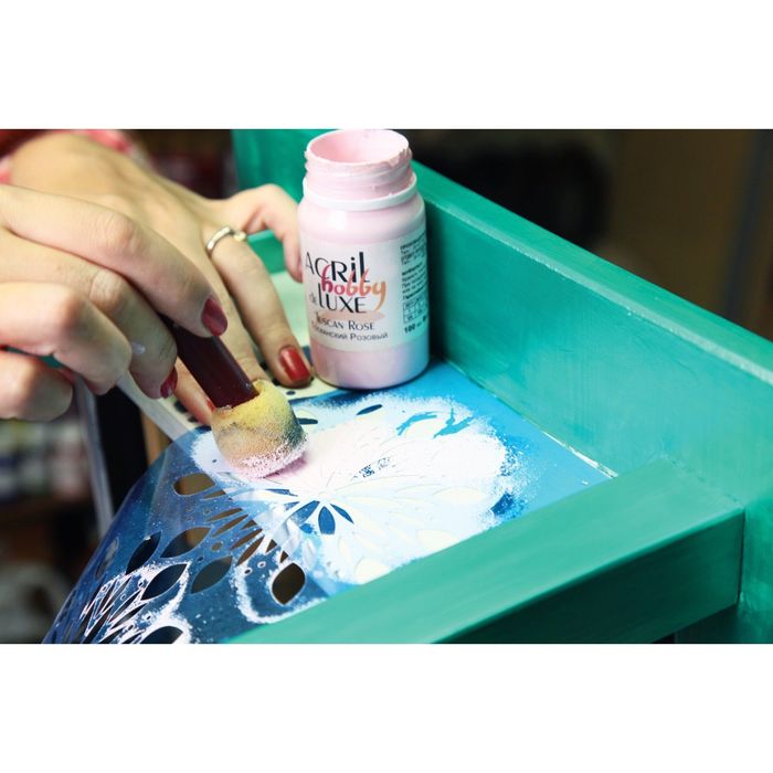 Краска акриловая Pastel 100 мл ТАИР Acryl hobby DeLux l 0301154 Индиго