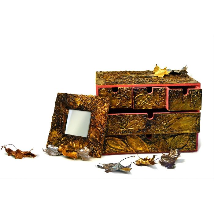 Краска акриловая Metallic 20 мл ТАИР Decolor 0603126 Золото Червонное