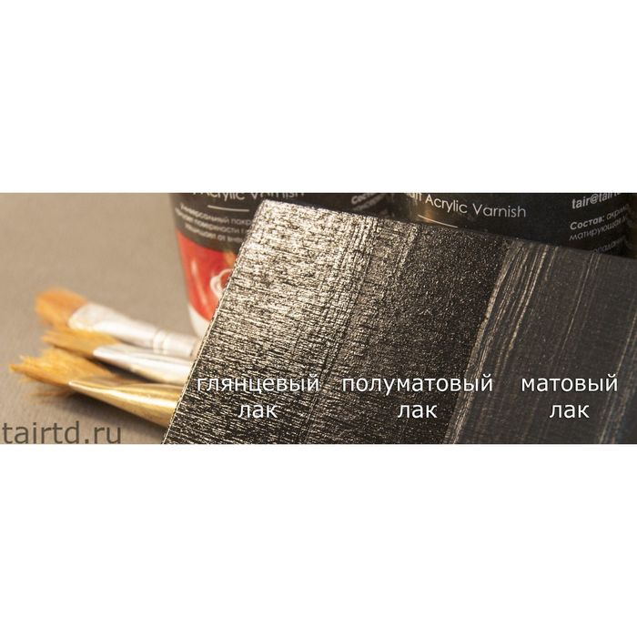 Лак акриловый водная основа глянцевый 100 мл ТАИР 1201300
