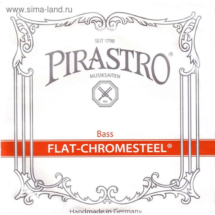 

Комплект струн для контрабаса Pirastro 342020 Flat-Chromesteel ORCHESTRA