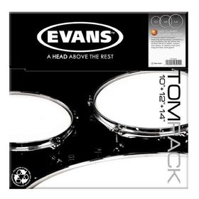 Набор пластика для том барабана  Evans ETP-G2CLR-F G2 Clear Fusion 10