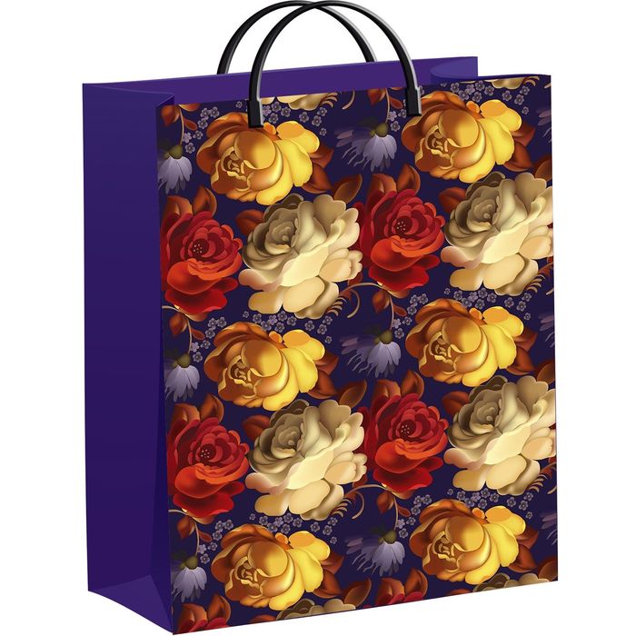 Пакет "Художественная роспись", мягкий пластик, 40 х 30 см, 140 мкм