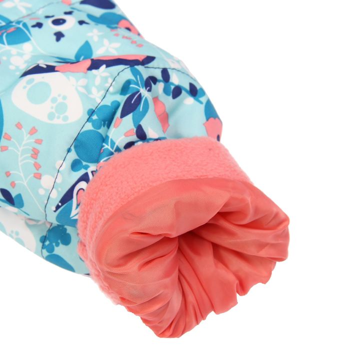 Комплект зимний (куртка, полукомбинезон) Сказки леса, рост 98 см, цвет голубой W16107