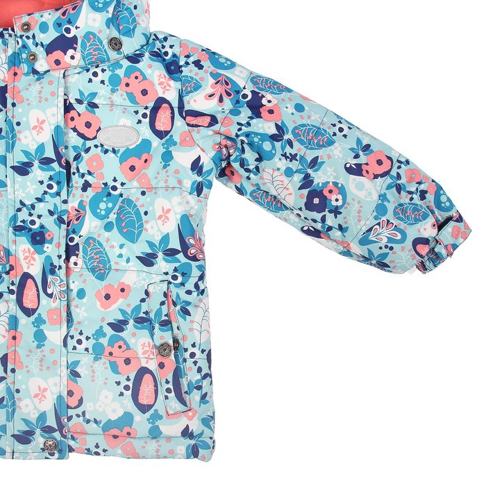 Комплект зимний (куртка, полукомбинезон) Сказки леса, рост 98 см, цвет голубой W16107