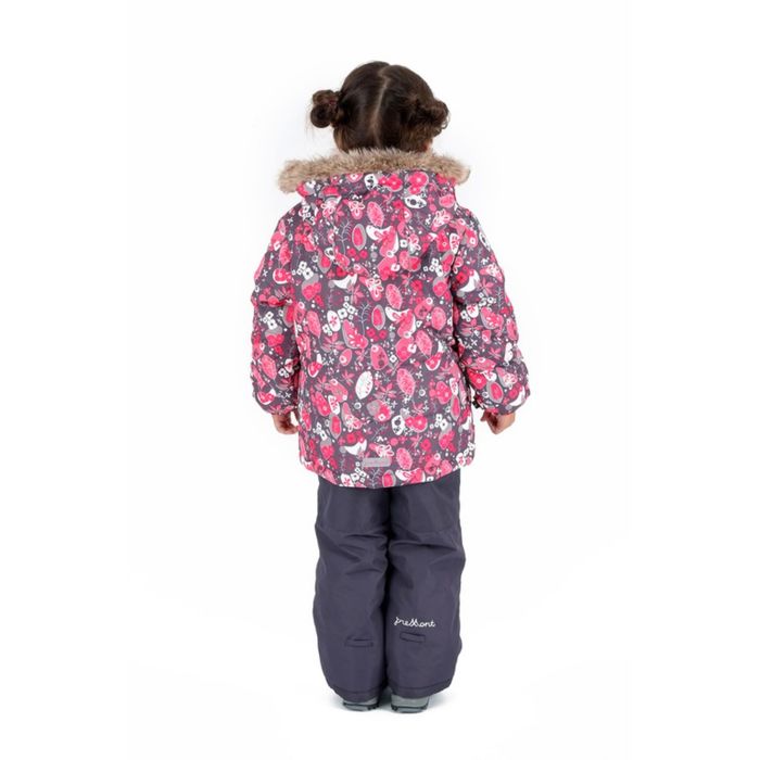 Комплект зимний (куртка, полукомбинезон) Сказки леса, рост 100 см, цвет красный W16107