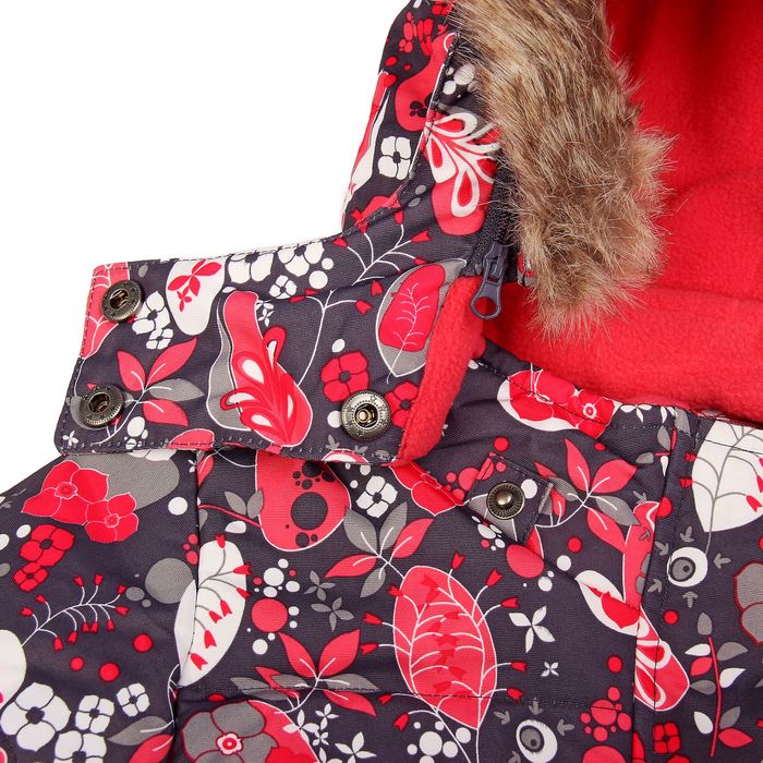 Комплект зимний (куртка, полукомбинезон) Сказки леса, рост 100 см, цвет красный W16107