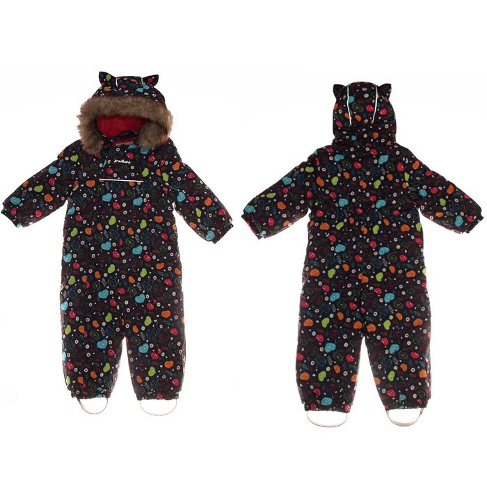 Комбинезон зимний для девочки AmoreMew, рост 68 см, цвет тёмно-синий W16101_М