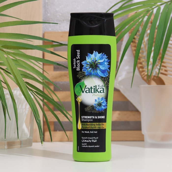 Шампунь для волос Dabur VATIKA BLACK SEED сила и блеск, 200 мл шампунь для волос dabur vatika black seed сила и блеск 400 мл