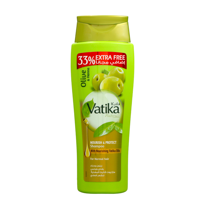 фото Шампунь для волос dabur vatika naturals (nourish & protect) - питание и защита 400 мл