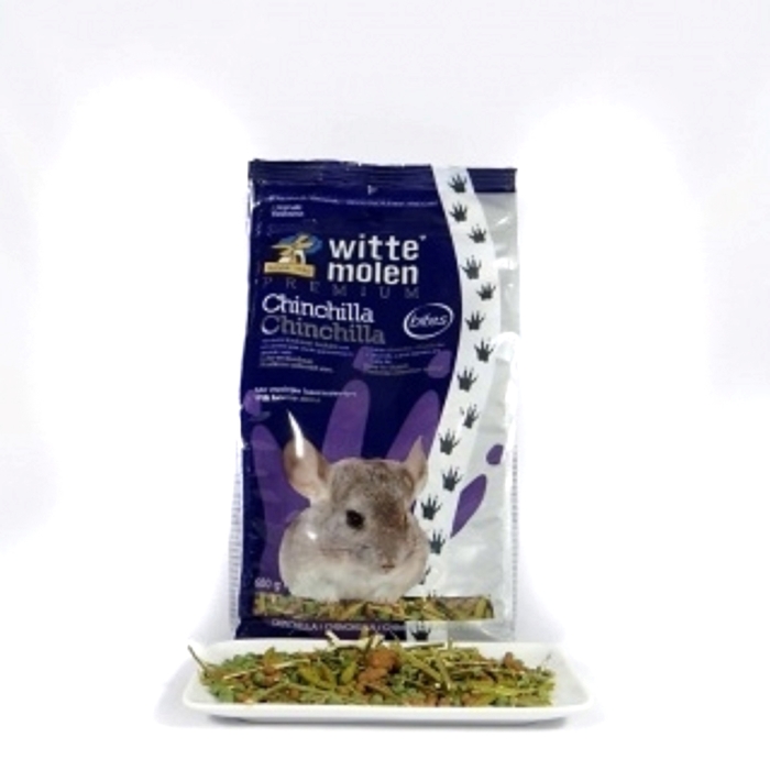 Корм Witte Molen Prem. Bites Chinchilla для привередливых шиншилл, крупные гранулы, 600 г