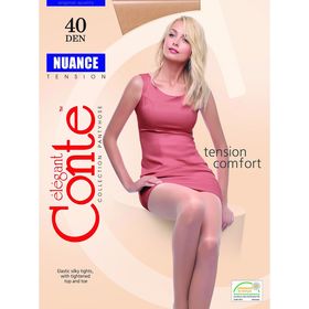 Колготки женские CONTE ELEGANT NUANCE, 40 ден, цвет натуральный (natural), размер 3