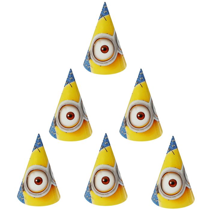 Колпачок "Миньоны" (набор 6 шт)