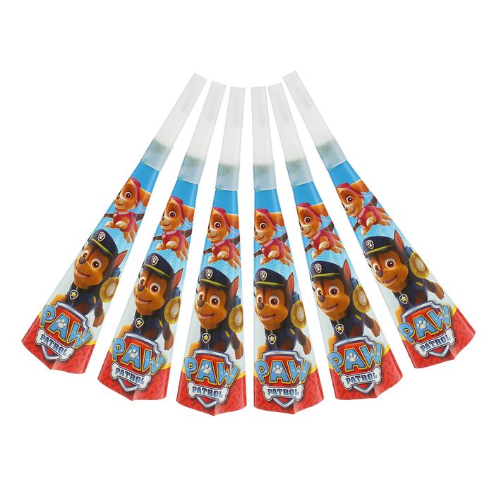 Дудочки "Щенячий патруль" (набор 6 шт)