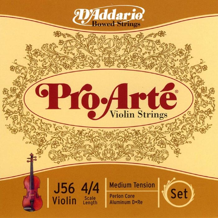 Струны для скрипки D'Addario J56-4/4M PROARTE