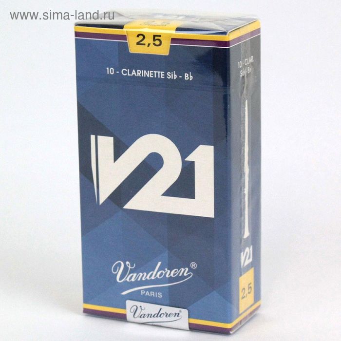 

Трости для кларнета Bb Vandoren CR8025 V21 №2.5, 10шт