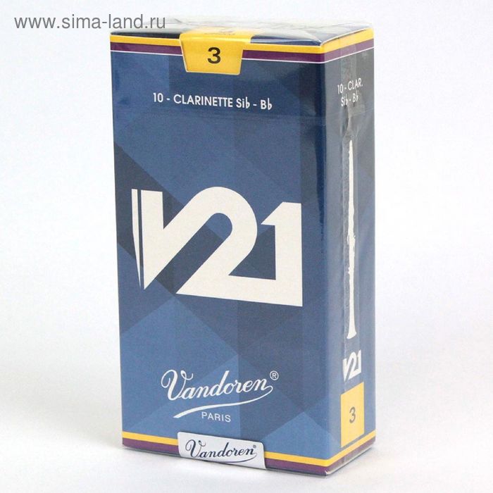 

Трости для кларнета Bb Vandoren CR803 V21 №3.0, 10шт
