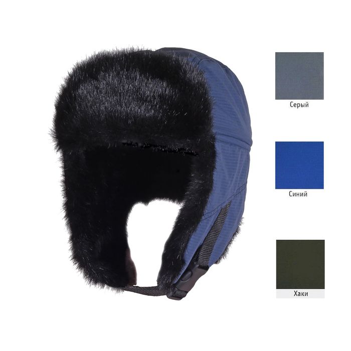 Шапка-ушанка «Егерь», размер 57-58, цвет микс, однотонные