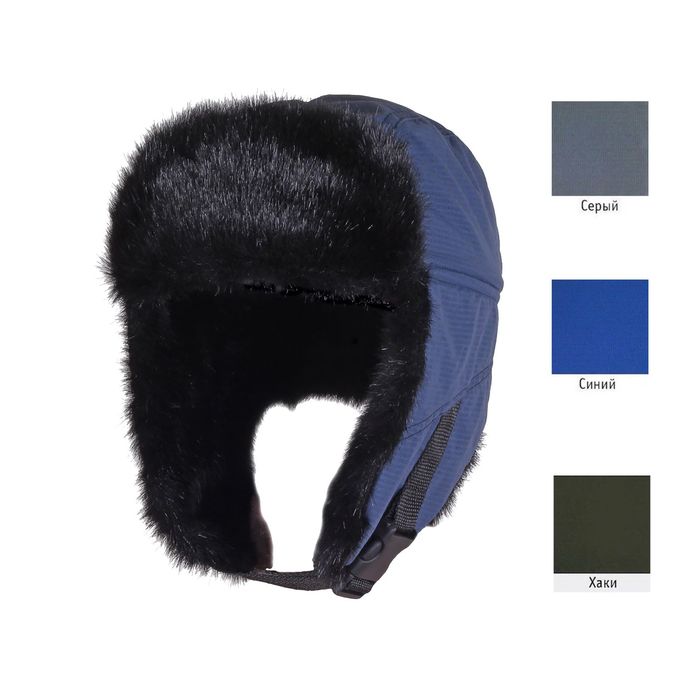 Шапка-ушанка «Егерь», размер 59-60, цвет микс, однотонные