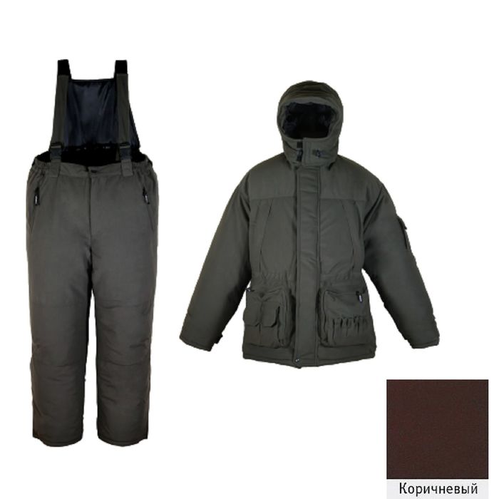 Костюм зимний «Трофей», размер 48-50, цвет коричневый