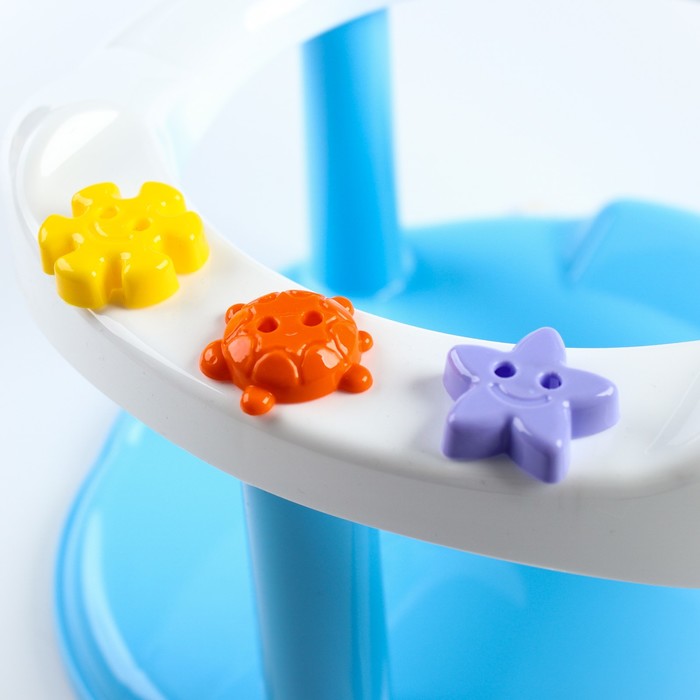 Стульчик для купания на присосках, цвет голубой