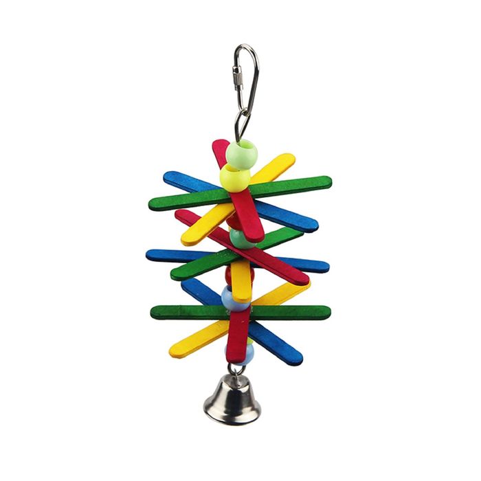 Игрушка для птиц "Вихревой цветок" 18 x 9.5 см