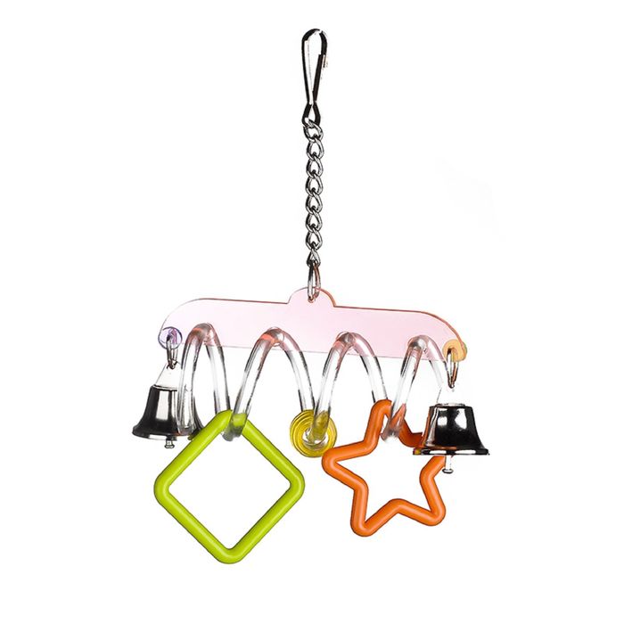 Игрушка для птиц "Звездная вешалка" 22 x 14.5 x 5.5 см