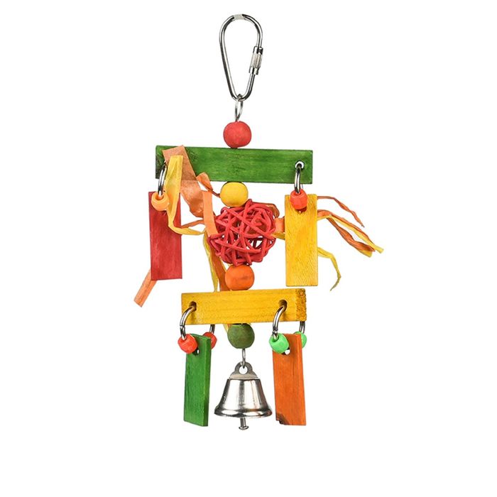 Игрушка для птиц "Плетеный шар подвесной" 12.7 x 2.54 x 7.62 см