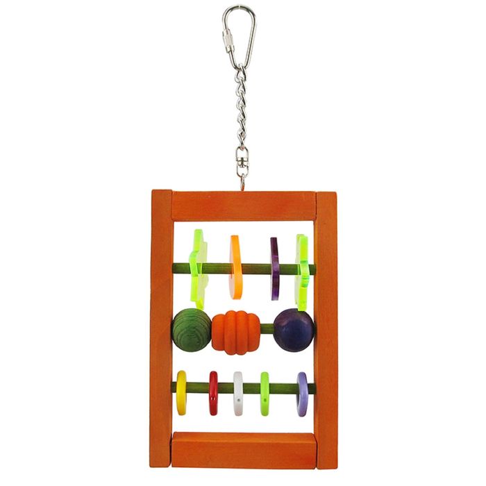 Игрушка для птиц "Счеты" 15.2 x 10 см