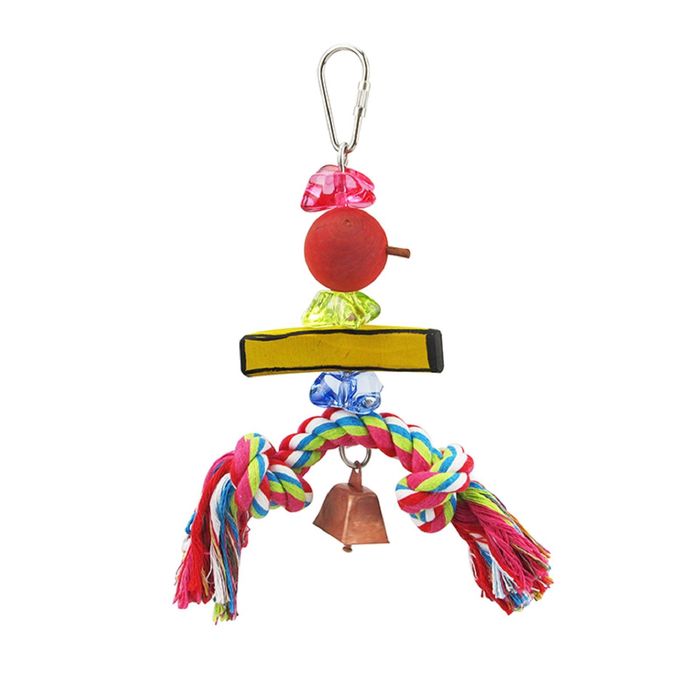 Игрушка для птиц "Фруктовый кебаб" маленький, 7.62 x 7.62 x 20 см