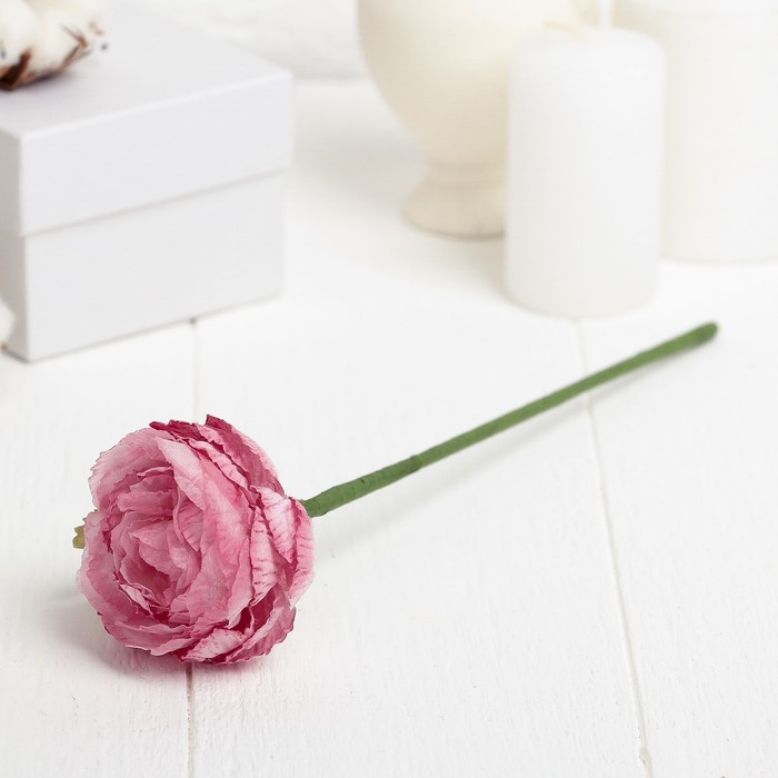 Декоративный цветок "Розовый пион"