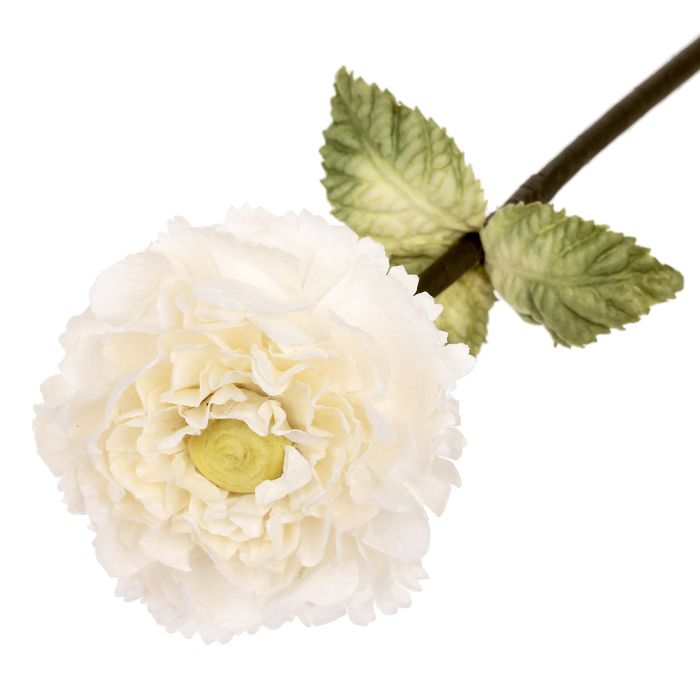 Декоративный цветок "Белый георгин"