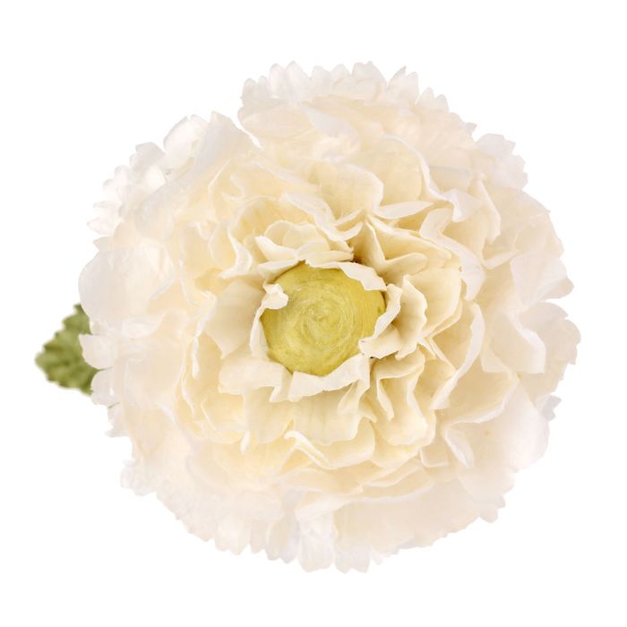 Декоративный цветок "Белый георгин"