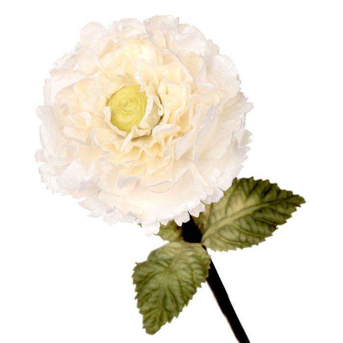 Декоративный цветок "Белый георгин"