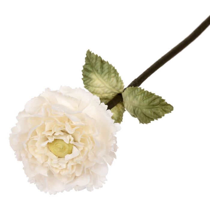 Декоративный цветок "Белый георгин"