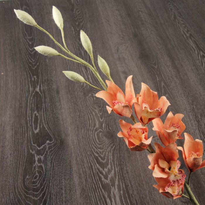 Декоративный цветок "Орхидея цимбидиум", пудра