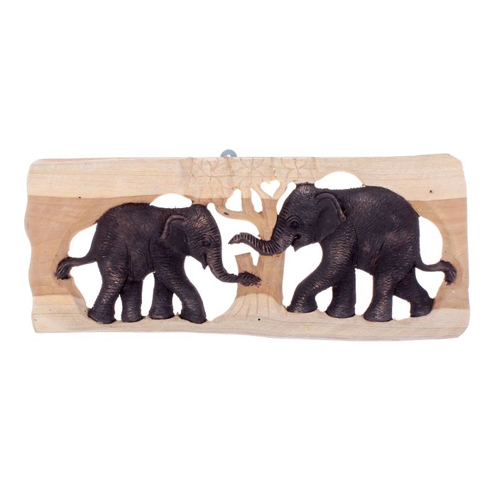 Панно "Два слона"