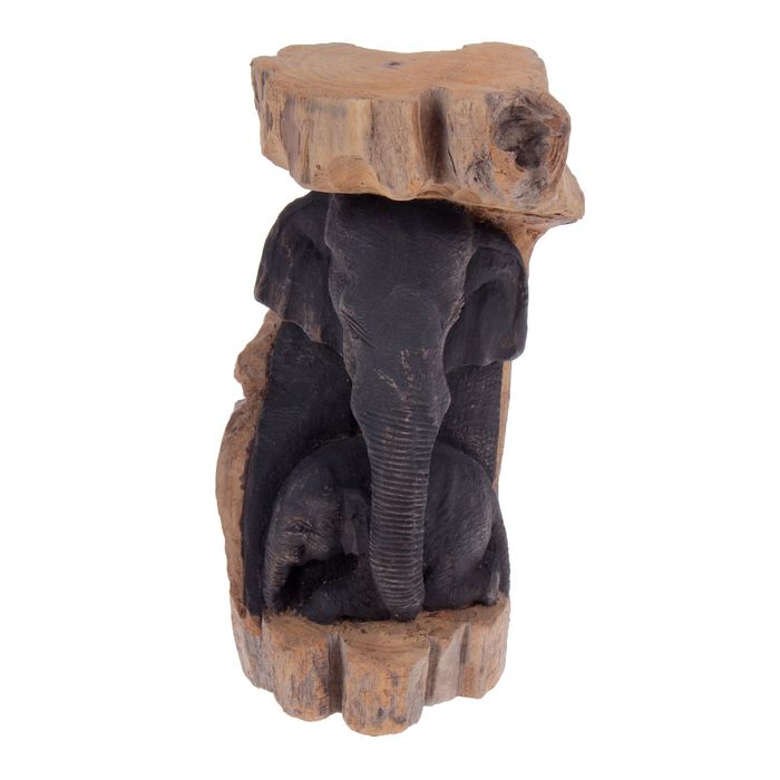 Панно "Слониха с малышом"