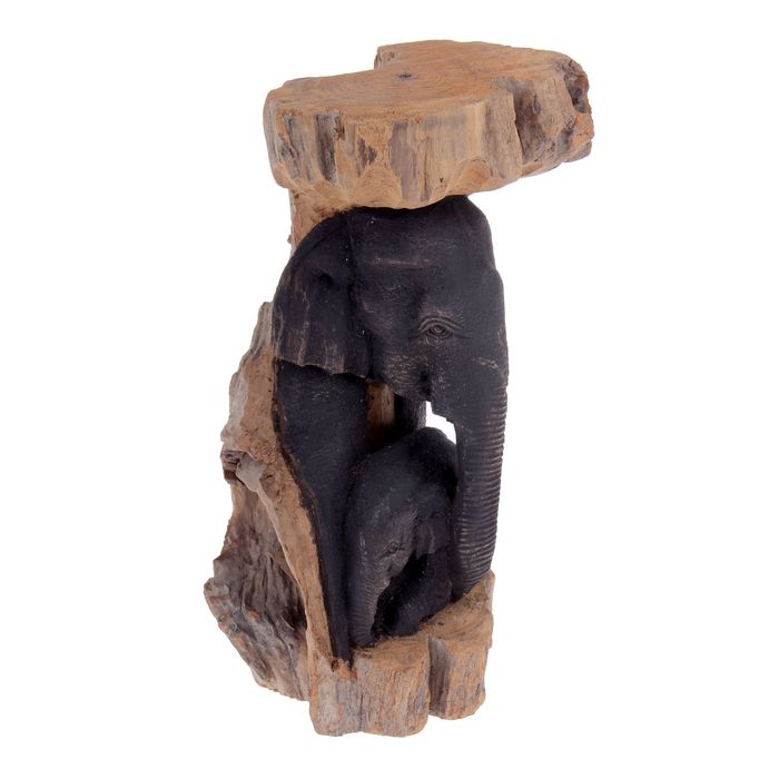 Панно "Слониха с малышом"