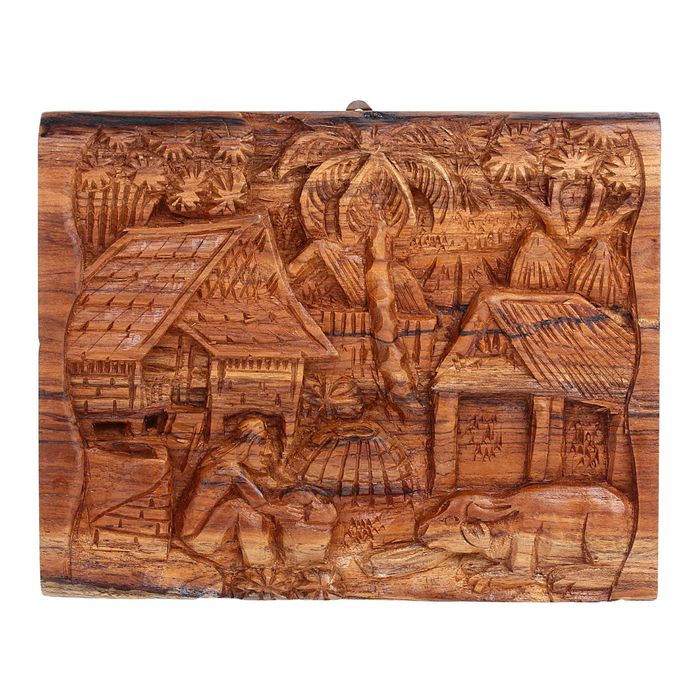 Панно "Тайская деревня"