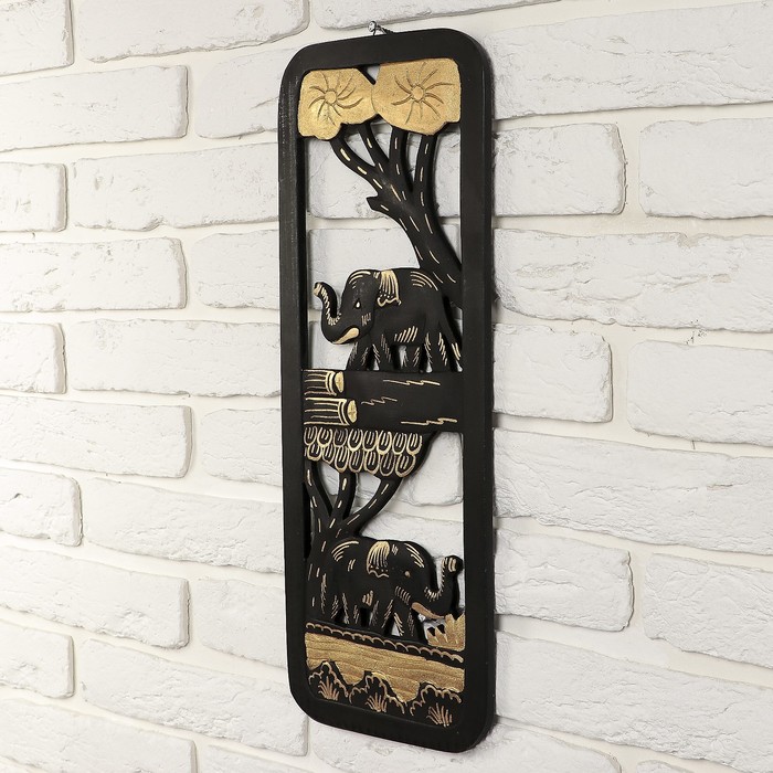 Панно "Слоны"