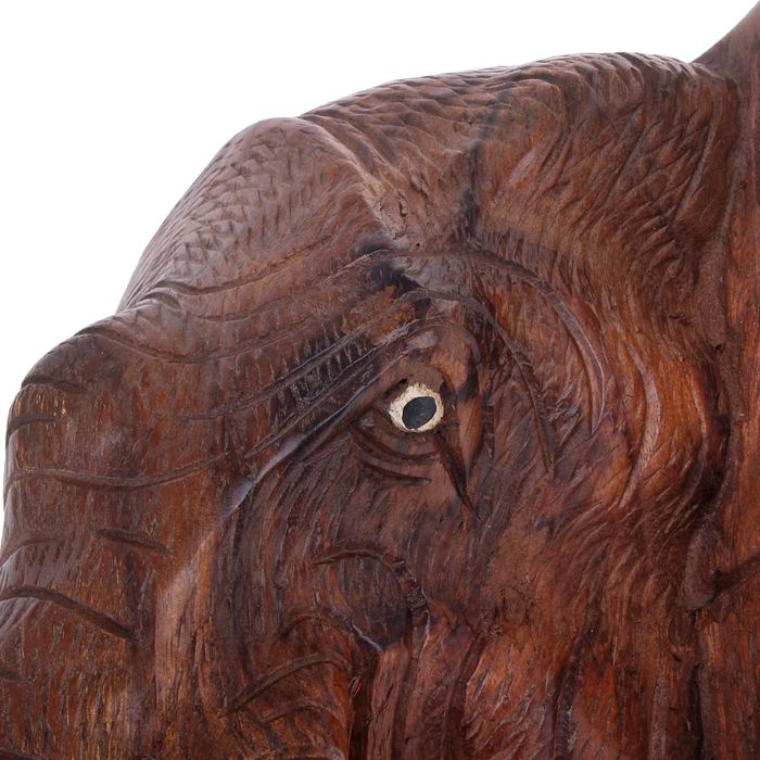 Панно "Голова слона хобот вверх"