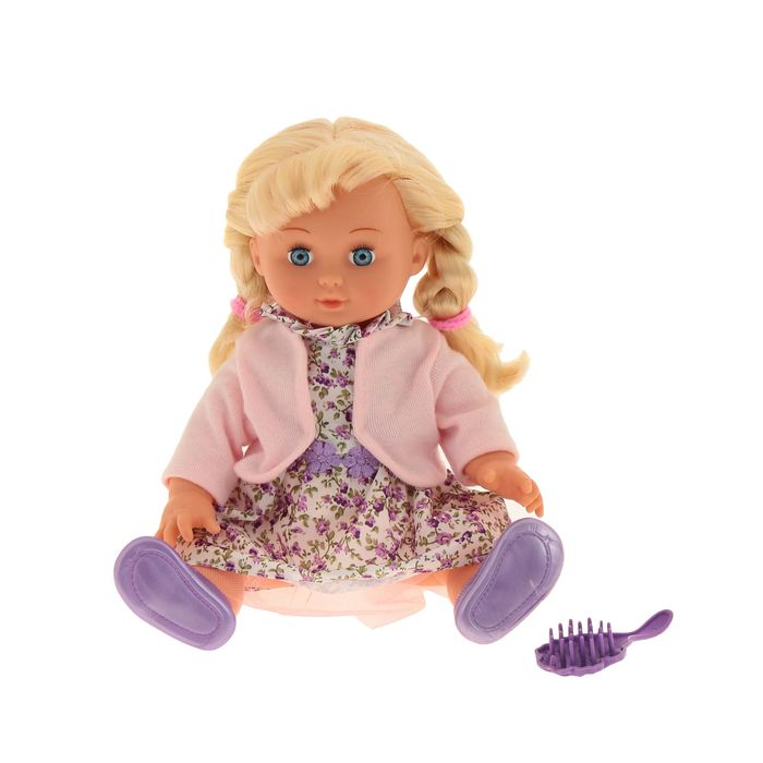 Кукла музыкальная "Полина", озвученная, А. Барто, с аксессуаром, МИКС